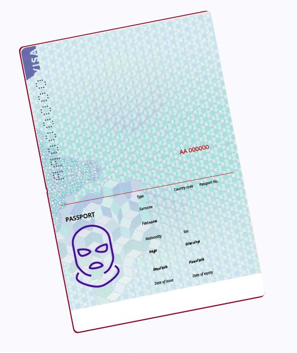 Stolen blank documents